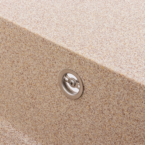 Гранитная мойка для кухни VALESO GALANS 7850 матовая Карамель - Фото № 5