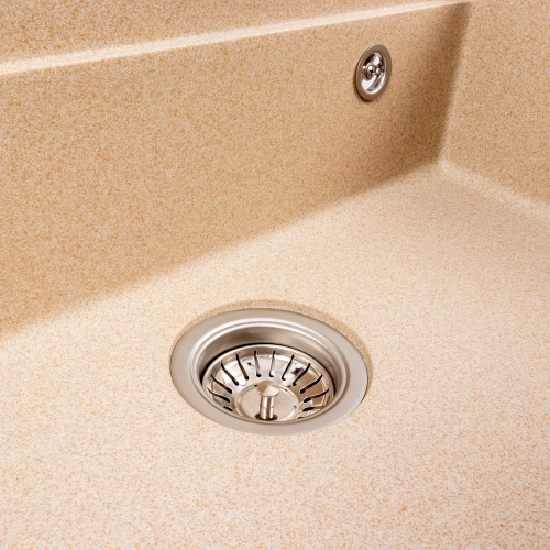 Гранитная мойка для кухни VALESO IRENA 6846 матовая Сафари - Фото № 6