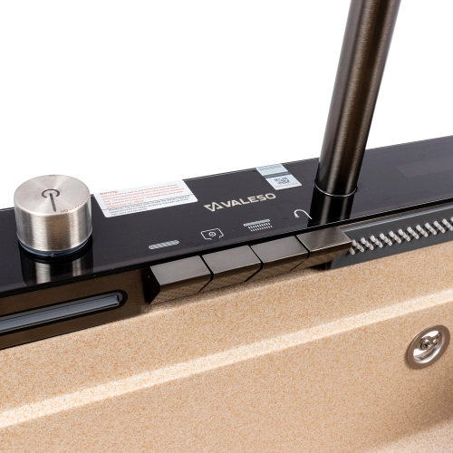 Гранитная мойка для кухни VALESO IRENA 6846 матовая Сафари - Фото № 8