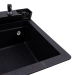 VALESO EVANORA 7546 Granite Kitchen Sink, Matte Carbon - Фото № 4