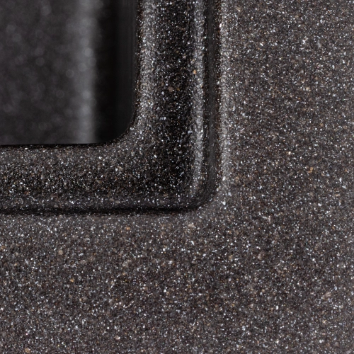 Гранитная мойка для кухни VALESO SHERLIT 6050 матовая Морион - Фото № 5