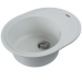 Granite kitchen sink Platinum 6250 SOUL opaque Snow White - Фото № 3