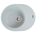 Granite kitchen sink Platinum 6250 SOUL opaque Snow White - Фото №1