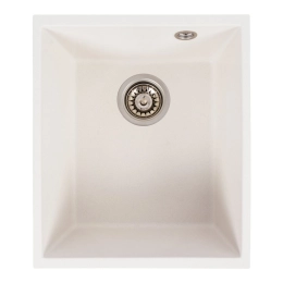 Гранитная мойка для кухни VALESO ROXY 3744 матовая Белоснежная