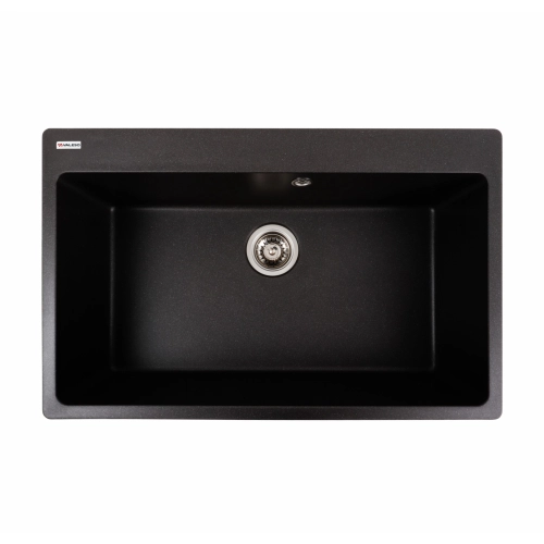 VALESO BOGEMA 7850 Granite Kitchen Sink, Matte Morion