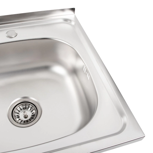 SET overlay sink 5050 SATIN 0.7/160 TM Valeso + mixer tap NS02A Valeso - Фото № 3