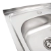 SET overlay sink 5050 SATIN 0.7/160 TM Valeso + mixer tap NS02A Valeso - Фото № 4