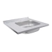 SET overlay sink 6060 SATIN 'R' 0.7/160 TM Valeso + mixer tap NS02A Valeso - Фото № 1