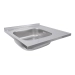 SET overlay sink 6060 SATIN 'L' 0.7/160 TM Valeso + mixer tap NS02A Valeso - Фото № 1