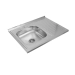 SET overlay sink 8060 SATIN 'L' 0.7/160 TM Valeso + 56 NESP kitchen mixer tap - Фото № 4