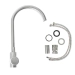 SET overlay sink 8060 SATIN 'L' 0.7/160 TM Valeso + 56 NESP kitchen mixer tap - Фото № 10