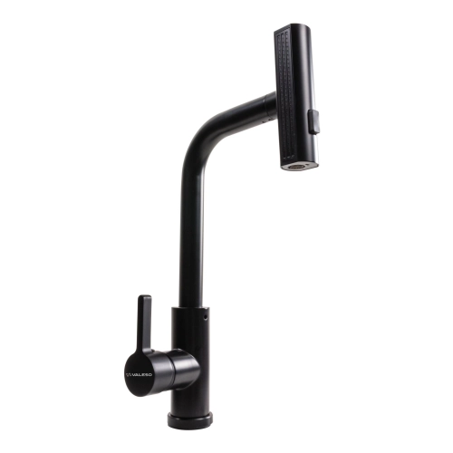 SET Valeso Handmade sink CM 65*50 R PVD black + mixer tap XK09B black - Фото № 7