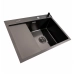 SET Valeso Handmade sink CM 65*50 R PVD black + mixer tap XK09B black - Фото № 1