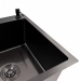 SET Valeso Handmade sink CM 65*50 R PVD black + mixer tap XK09B black - Фото № 3