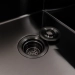 SET Valeso Handmade sink CM 65*50 R PVD black + mixer tap XK09B black - Фото № 5