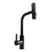 SET Valeso Handmade sink CM 65*50 R PVD black + mixer tap XK09B black - Фото № 7