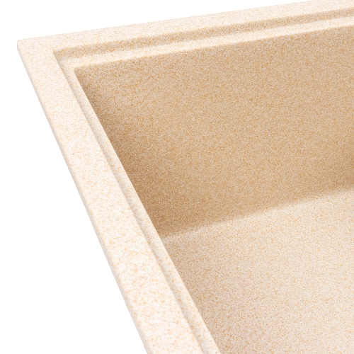 Granite kitchen sink VALESO 6550 ESTERIS matte (safari) - Фото № 3