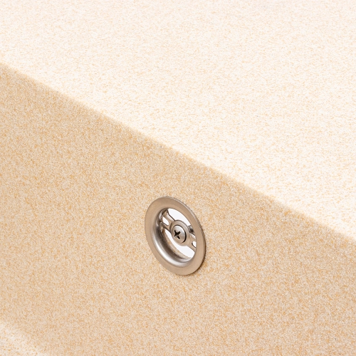 Granite kitchen sink VALESO 6550 ESTERIS matte (safari) - Фото № 5