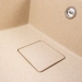 Granite kitchen sink VALESO 6550 ESTERIS matte (safari) - Фото № 4
