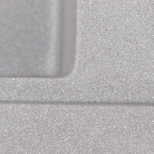 Granite kitchen sink VALESO 6550 ESTERIS matte (monsoon gray) - Фото № 6