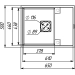Granite kitchen sink VALESO 6550 ESTERIS matte (monsoon gray) - Фото № 7