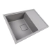 Granite kitchen sink VALESO 6550 ESTERIS matte (monsoon gray) - Фото № 1