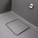 Granite kitchen sink VALESO 6550 ESTERIS matte (monsoon gray) - Фото № 4