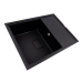 Granite kitchen sink VALESO 6550 ESTERIS matte (black) - Фото № 1