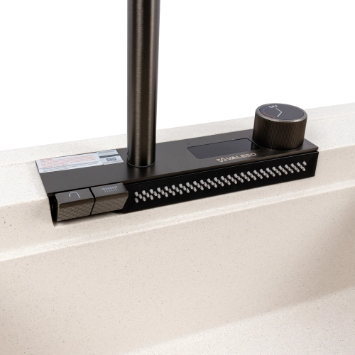 Гранитная мойка для кухни VALESO ATRUM 7950 матовая Белая в точку - Фото № 6