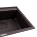 Granite sink VALESO SHERLIT 6050 matte grenadine - Фото № 2