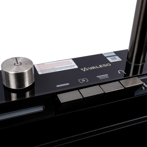 Гранитная мойка для кухни VALESO IRENA 6846 матовая Черная - Фото № 8