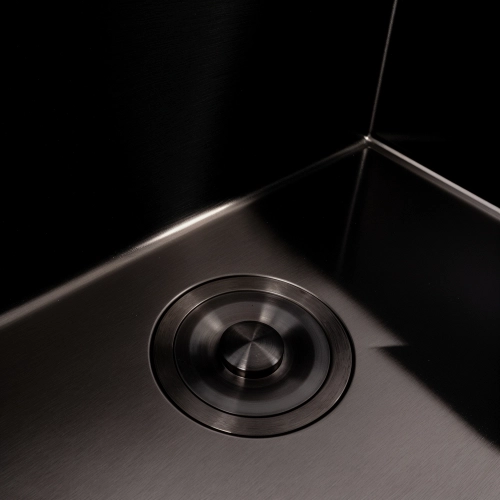 Kitchen sink 50*40 PVD black Valeso Handmade (3,0/0,8) - Фото № 4