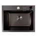 Kitchen sink 50*40 PVD black Valeso Handmade (3,0/0,8) - Фото №1