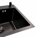 Kitchen sink 50*40 PVD black Valeso Handmade (3,0/0,8) - Фото № 2