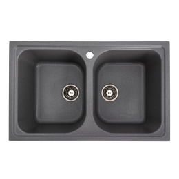 Гранитная мойка для кухни VALESO 7950 Equatoria матовый Серый муссон