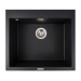 Kitchen Granite Sink 5750 DAVINA VALESO Black Metallic