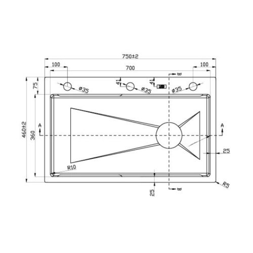 Кухонная мойка Valeso Handmade CM 75*46B Workstation из нержавеющей стали - Фото № 10