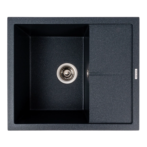 Гранитная кухонная мойка Valeso 5850 REYNA матовая антрацит