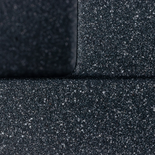 Гранитная кухонная мойка Valeso 5850 REYNA матовая антрацит - Фото № 6