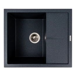 Гранитная кухонная мойка Valeso 5850 REYNA матовая антрацит