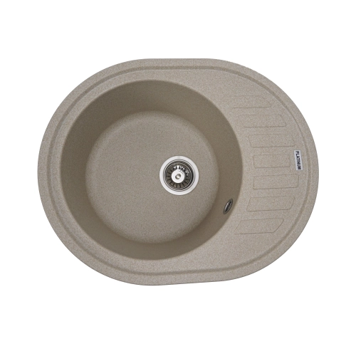 Granite kitchen sink Platinum 6250 SOUL opaque Safari