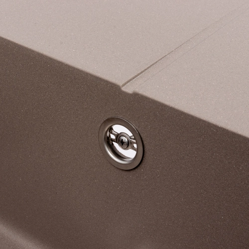 VALESO CALYPSO 7950 Granite Kitchen Sink, Matte Dune - Фото № 5