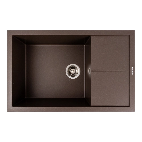 Granit Kitchen Sink VALESO CALYPSO 7950 Matte Dark Rock