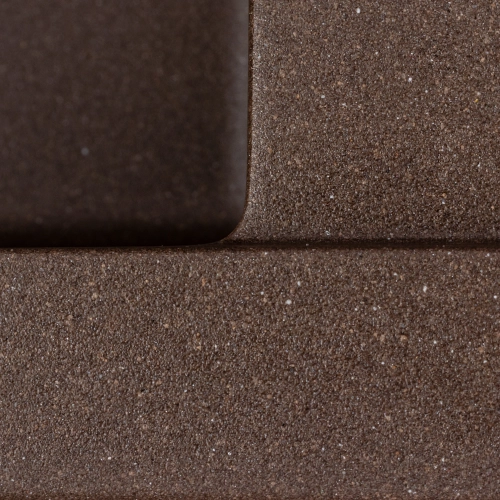 Granit Kitchen Sink VALESO CALYPSO 7950 Matte Dark Rock - Фото № 6