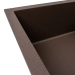 Granit Kitchen Sink VALESO CALYPSO 7950 Matte Dark Rock - Фото № 3