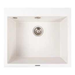 Кухонная гранитная мойка 5750 DAVINA VALESO белоснежная