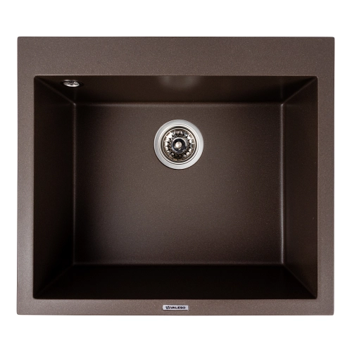 Кухонная гранитная мойка 5750 DAVINA VALESO темная скала