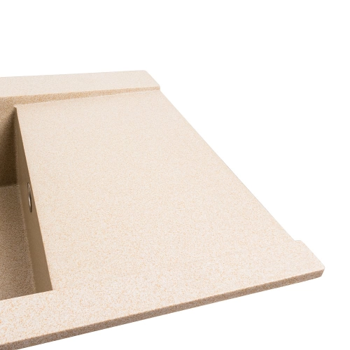 Гранитная мойка для кухни VALESO 9651 ATLAS матовая (сафари) - Фото № 2