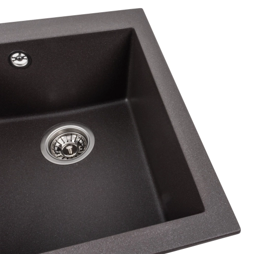 Гранитная мойка для кухни VALESO 4150 SOKIL матовый Гренадин - Фото № 2