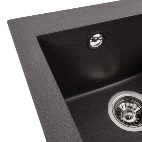 Гранитная мойка для кухни VALESO 4150 SOKIL матовый Гренадин - Фото № 3